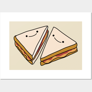 Friendly Sandwiches Posters and Art